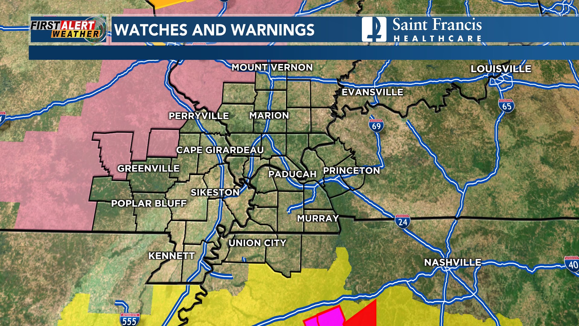 KFVS-TV - A Severe T-storm Watch has just been issued for... | Facebook
