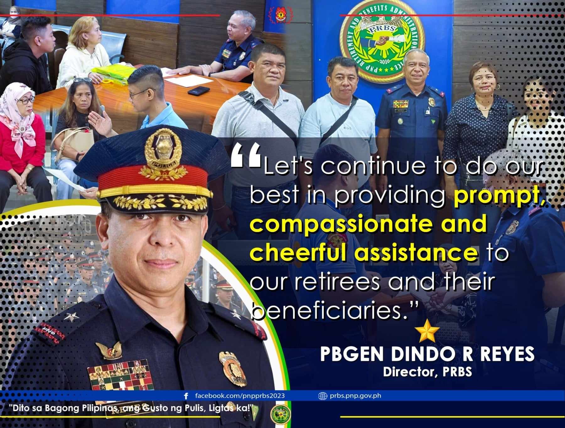 Let's continue to do our best in providing prompt, compassionate and ...