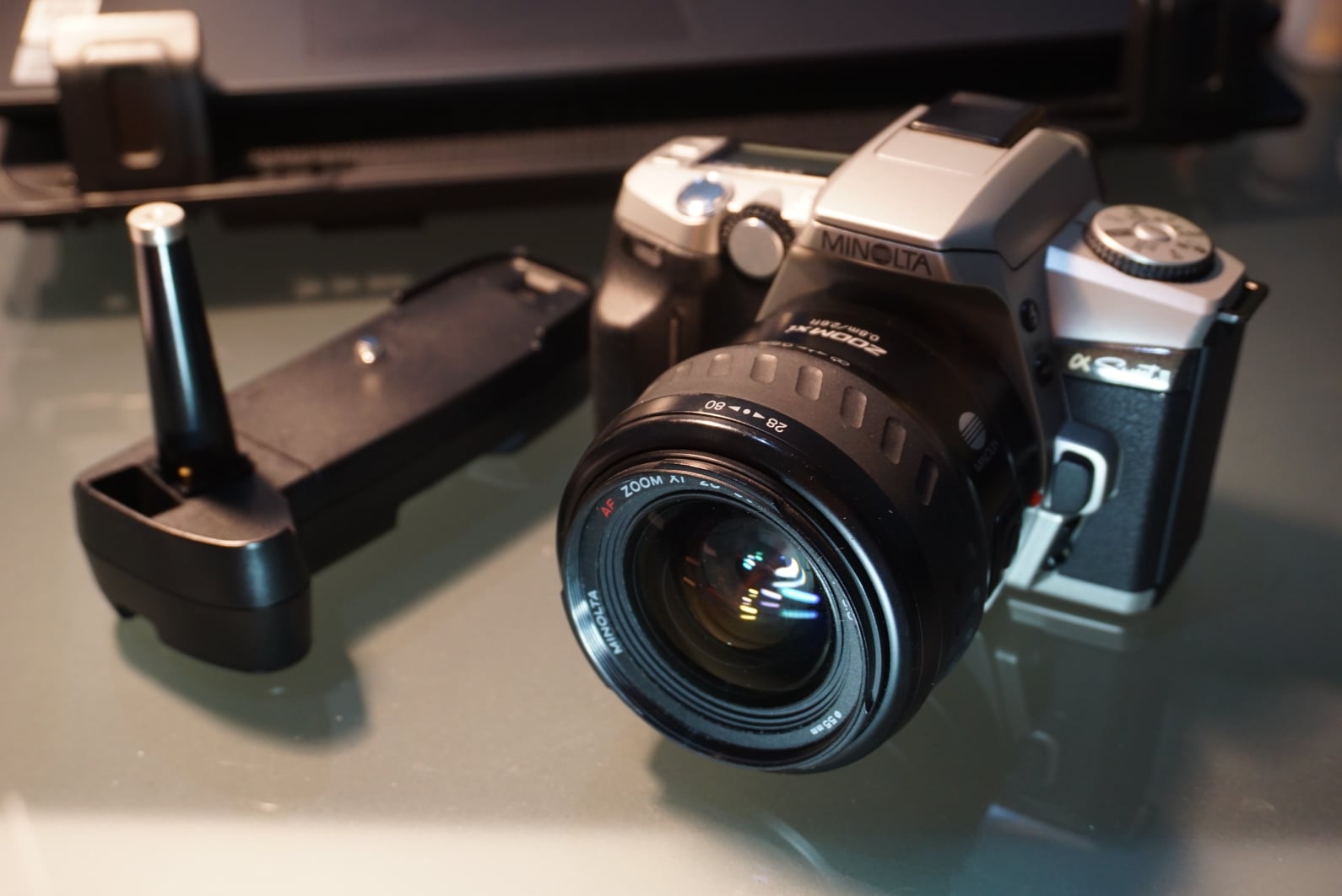 Minolta Alpha Sweet II with AF 24-50mm f4 lens