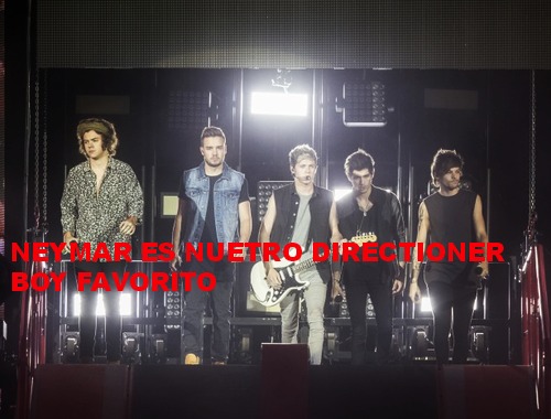 Neymar es nuestro Directioner boy favorito-