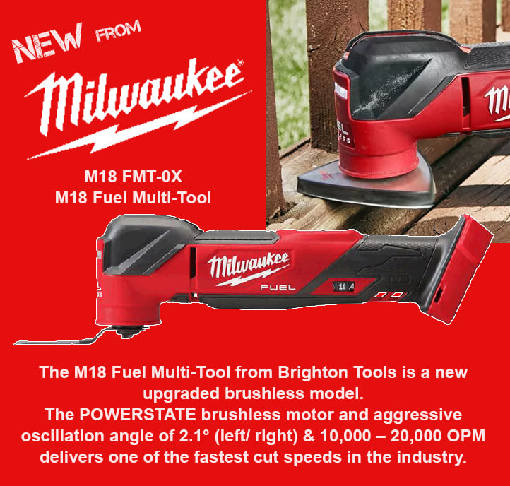 Brighton Tools - The new Milwaukee M18 FMT-0X Multi-Tool... | Facebook