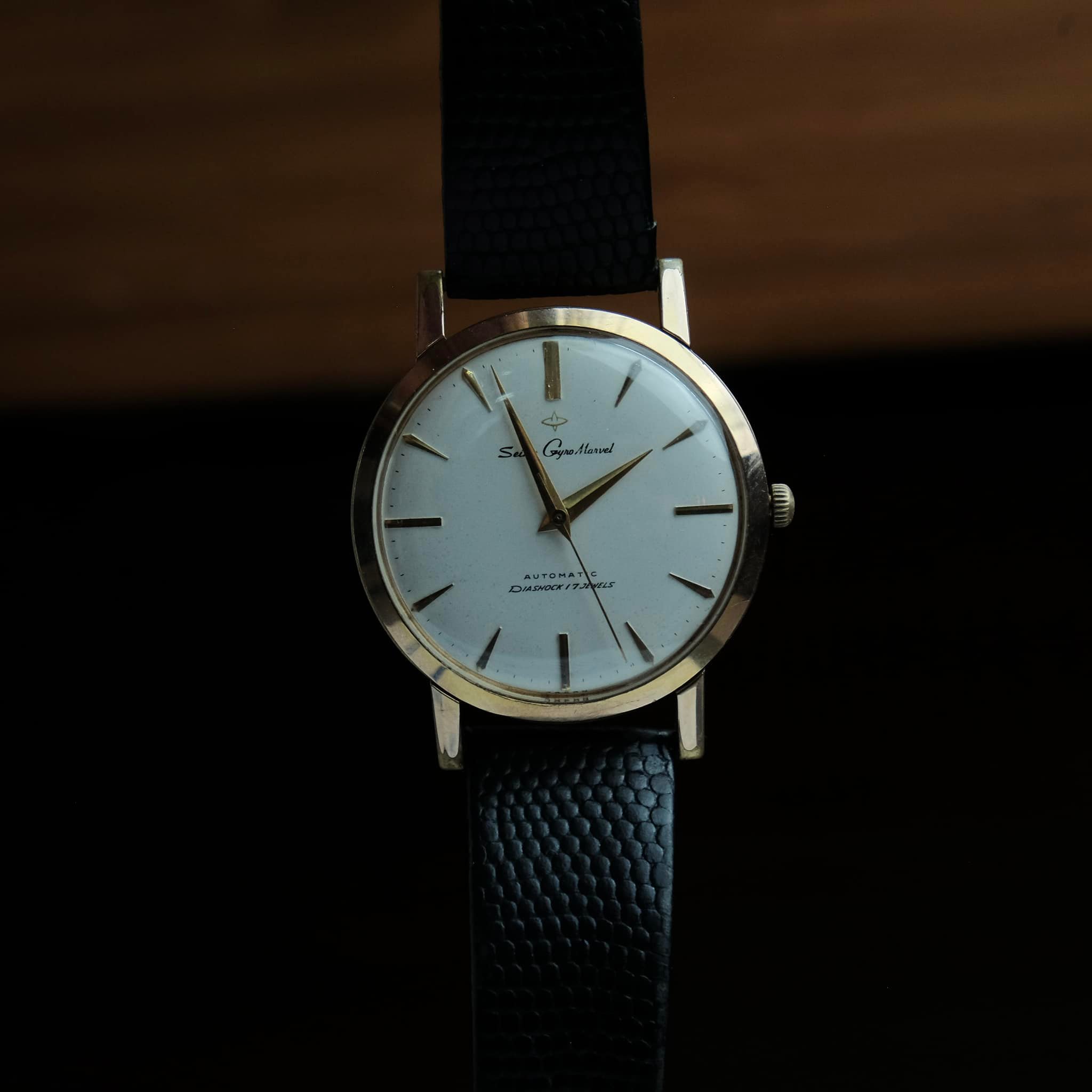 Sei.k0 Gyro Marrvel SD Dial Frist Seiko Automatc from October 1959