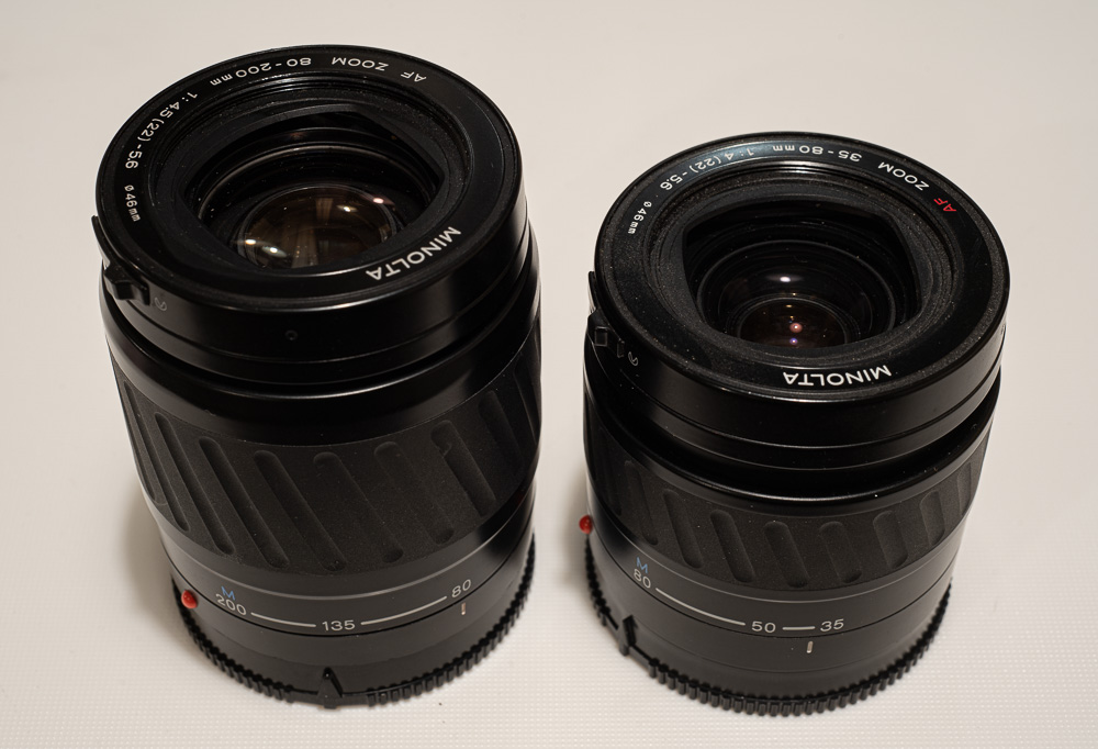 Minolta Rokkor 80-160 f3.5 constant aperture lens