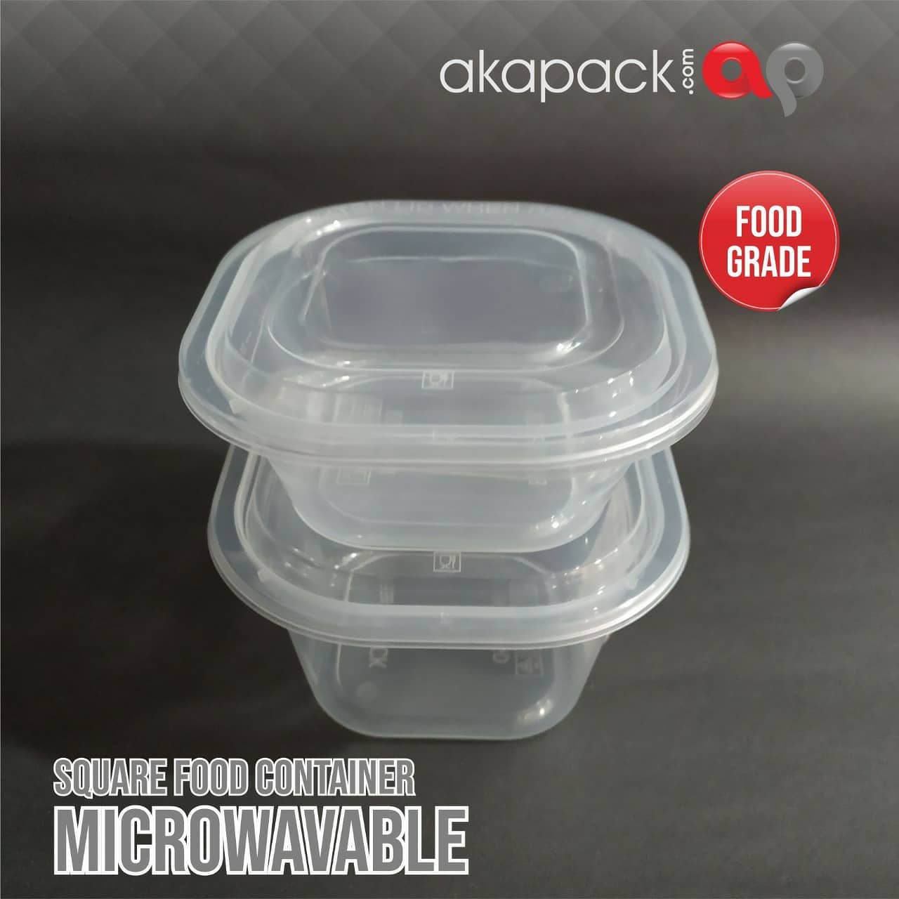 Akapack Kemasan - READY STOCK Food Container Tebal Bahan... | Facebook