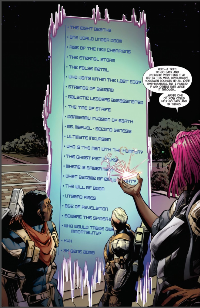 taste of things to come . . . 8 Deaths? Ghost Fist? XVX?