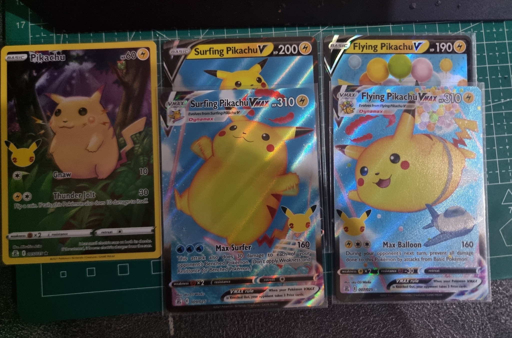 pokemon 25th anniversary celebrations card 007 flying pikachu vmax nm - 007/025 Ultra Rare Commemorate your favorite tabletop game with this Surfing Pikachu V 2021 Pokemon Celebrations Ultra Rare #008 PSA Authenticated 10 Card Flying Pikachu VMAX 007/025 Celebrations