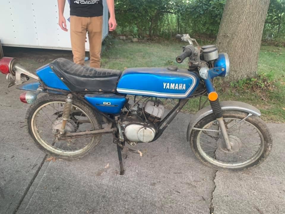 1973 Yamaha RD60 with 1826 original miles