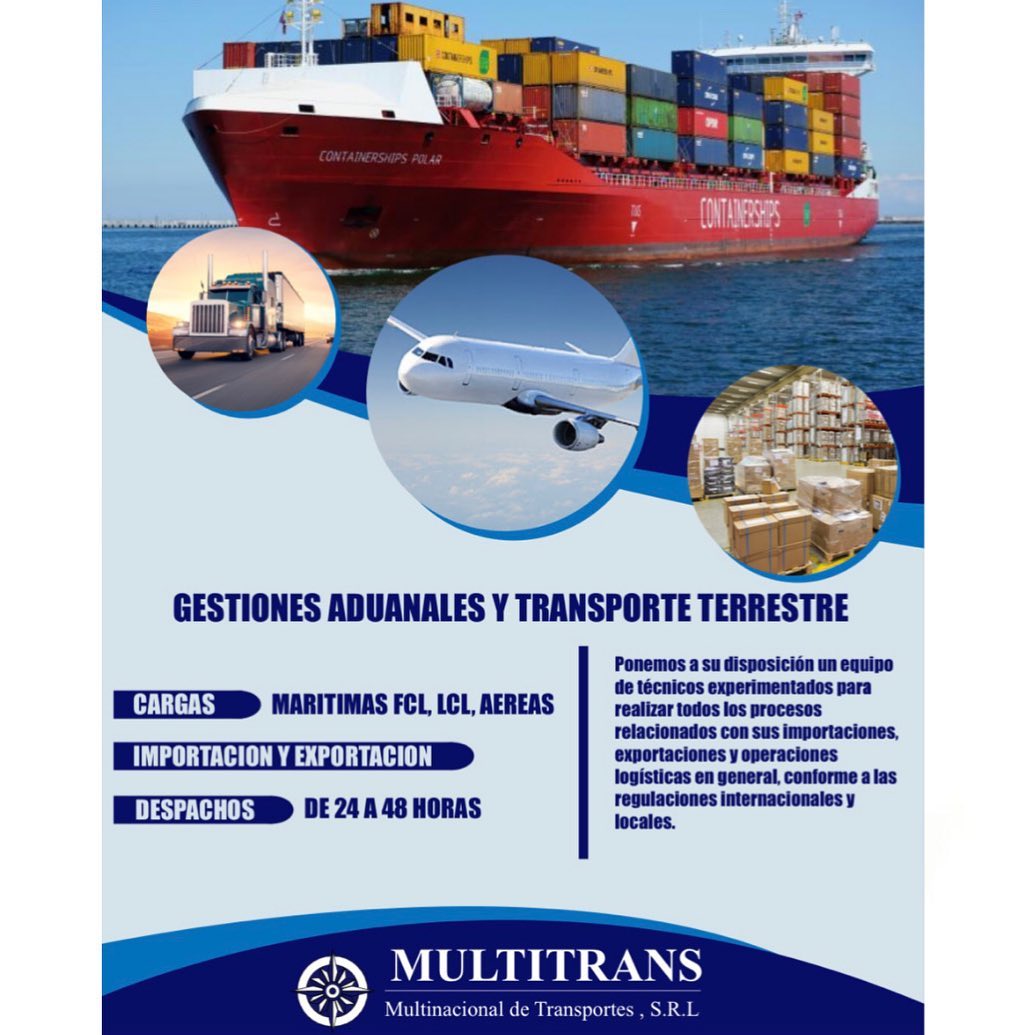 Conoce nuestros servicios Aduanales. 🔄... - Multitrans S.R.L