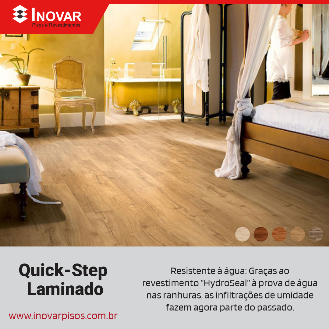 O piso laminado Quick-Step... - Inovar Pisos e Revestimentos