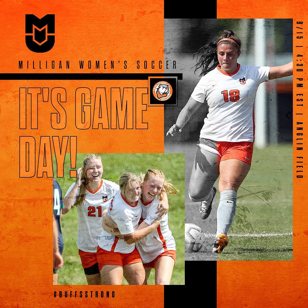 Milligan University Women's Soccer - 𝙂𝘼𝙈𝙀 𝘿𝘼𝙔! Back again for another ...