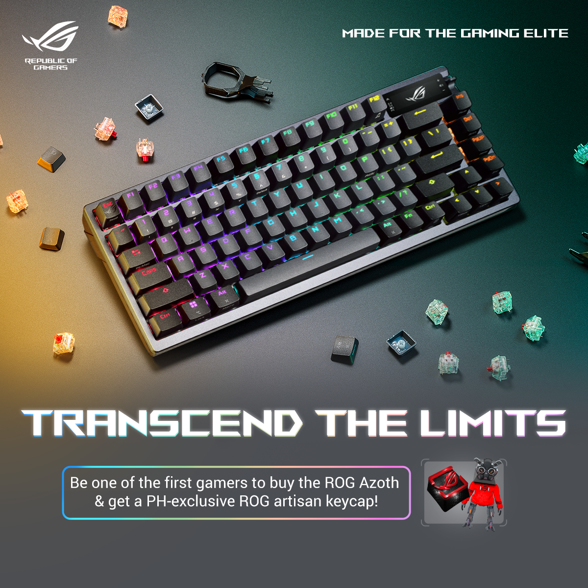 Want your ROG Azoth to stand out... - ASUS Republic of Gamers