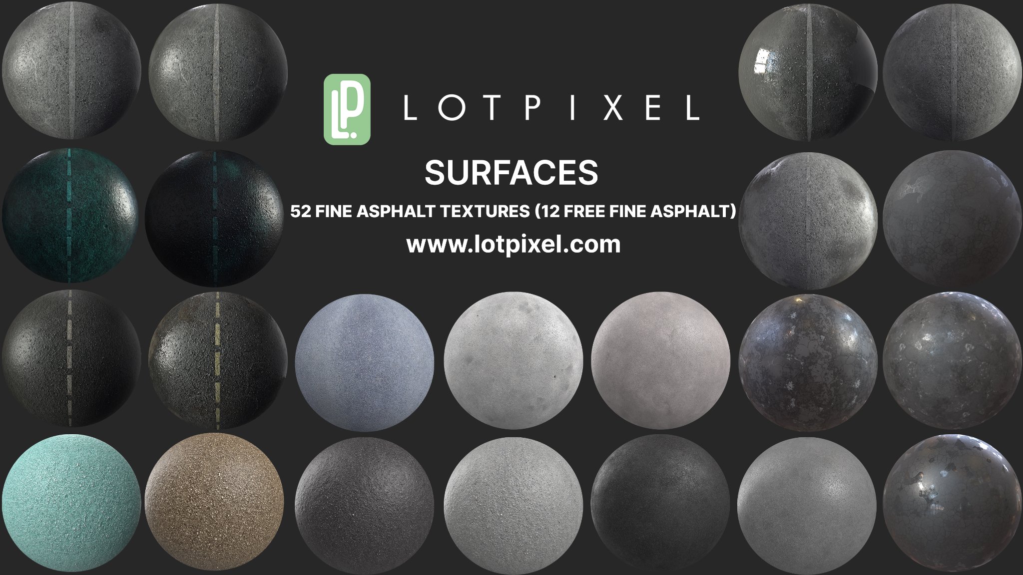LotPixel - 52 Fine Asphalt Textures ( 12 Free Fine Asphalt... | Facebook