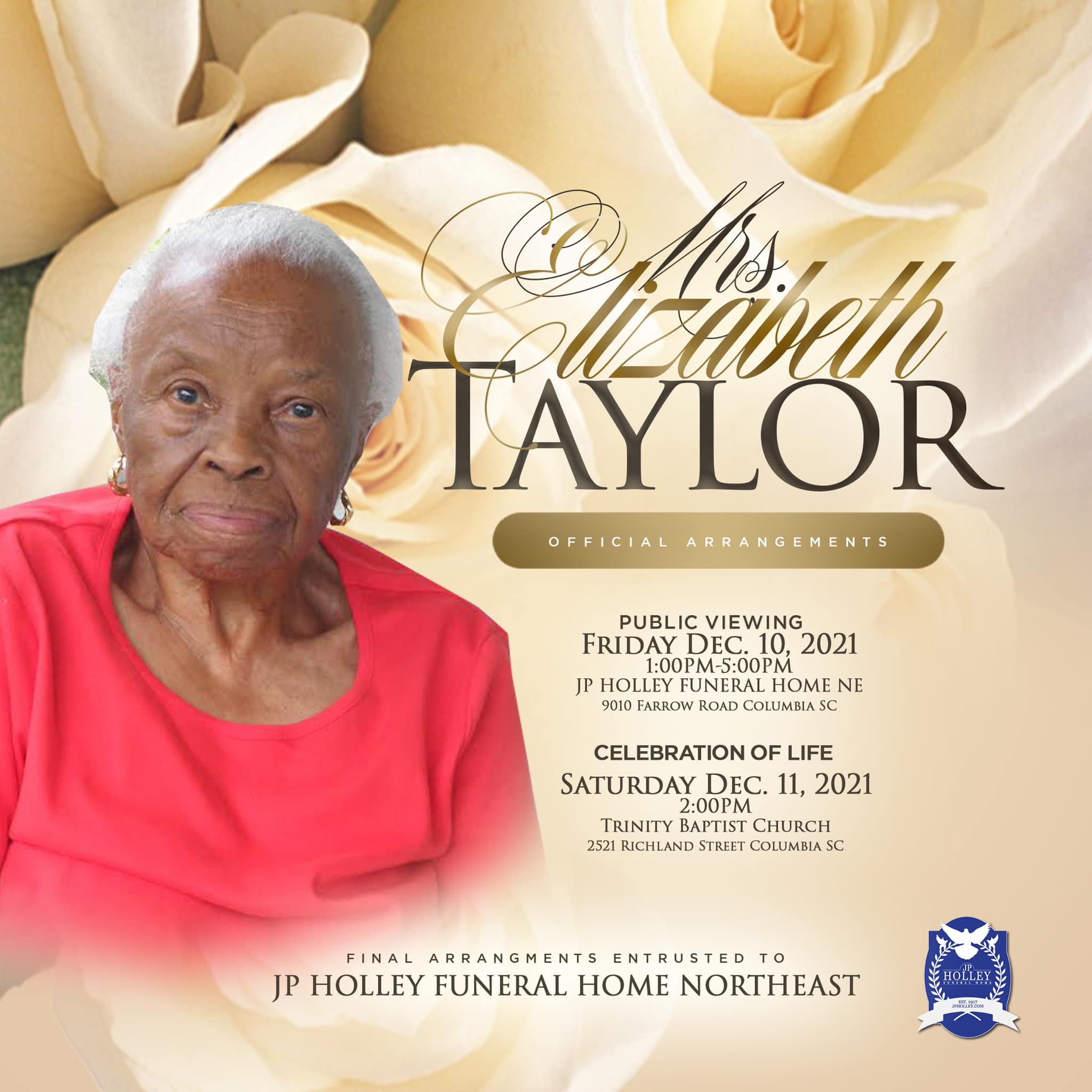 It is with profound sorrow that... - J.P. Holley Funeral Home | Facebook