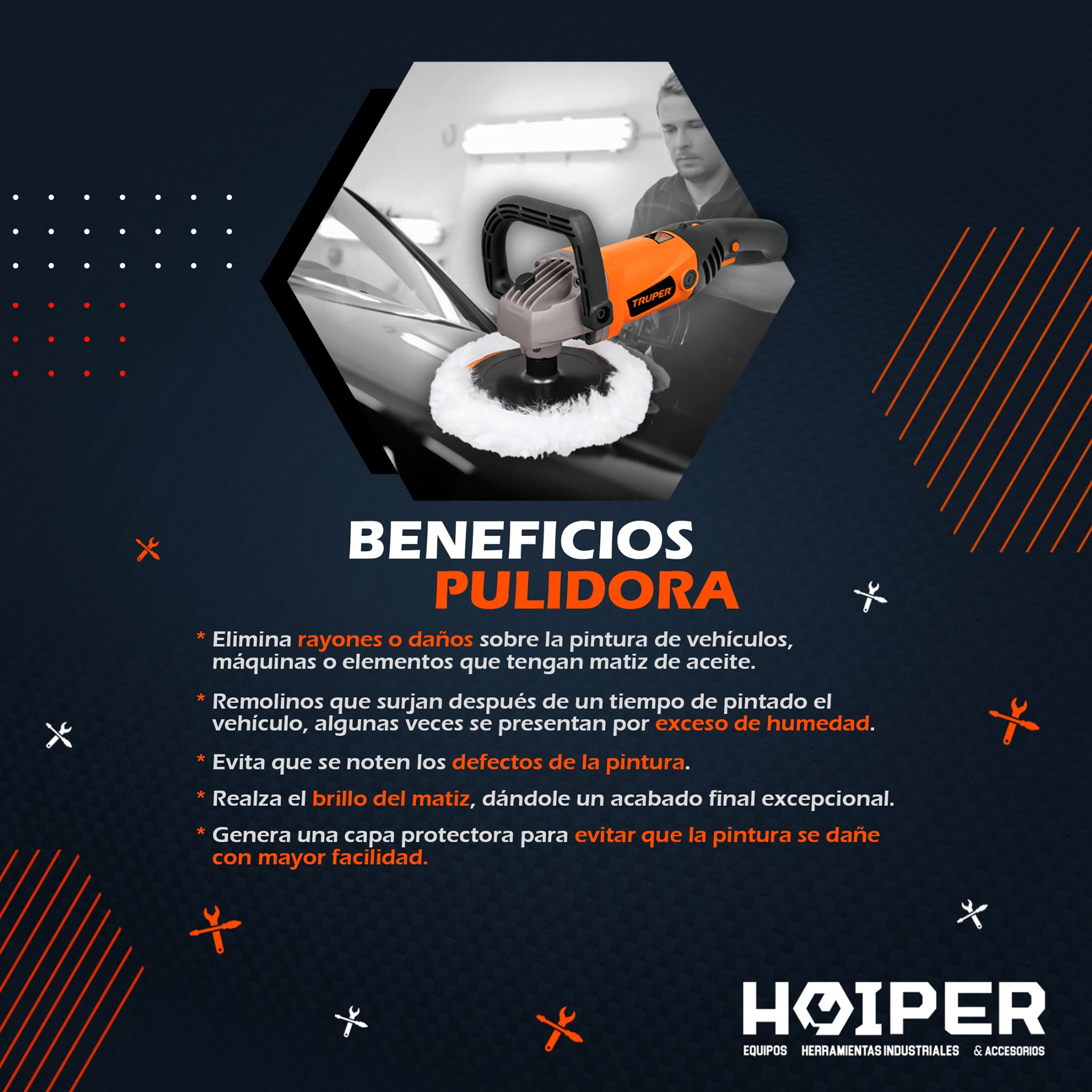 HOIPER - #HoiperBeneficios 🟠⚙️BENEFICIOS DE MI PULIDORA⚙️🔵... | Facebook