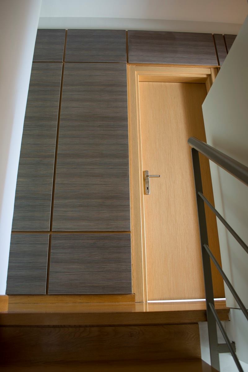 Wall panelling - in lieu of wall... - LuHa Interior Design