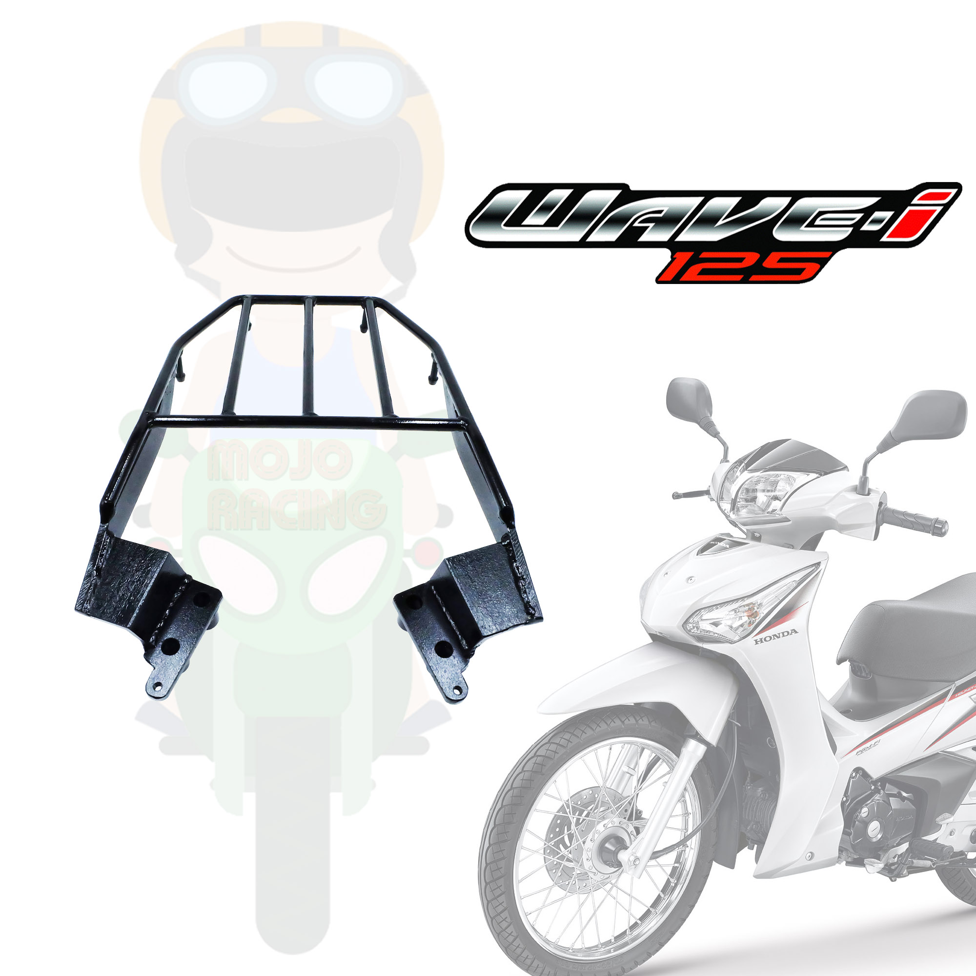 Mojo Racing - ขาย แร็ค ตะแกรงเหล็ก ท้ายเบาะ HONDA Wave...