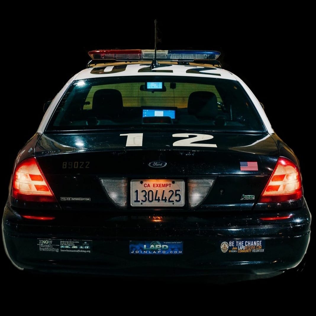 Notice the bumper... - Los Angeles Police Reserve Foundation | Facebook
