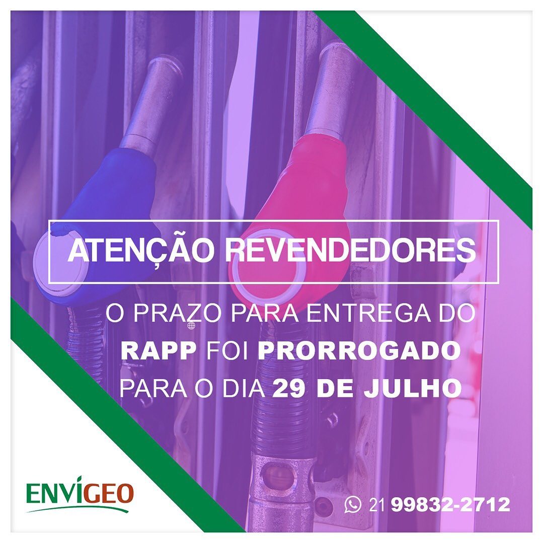 Envigeo - O prazo para entrega do RAPP (Relatório Anual de Atividades ...
