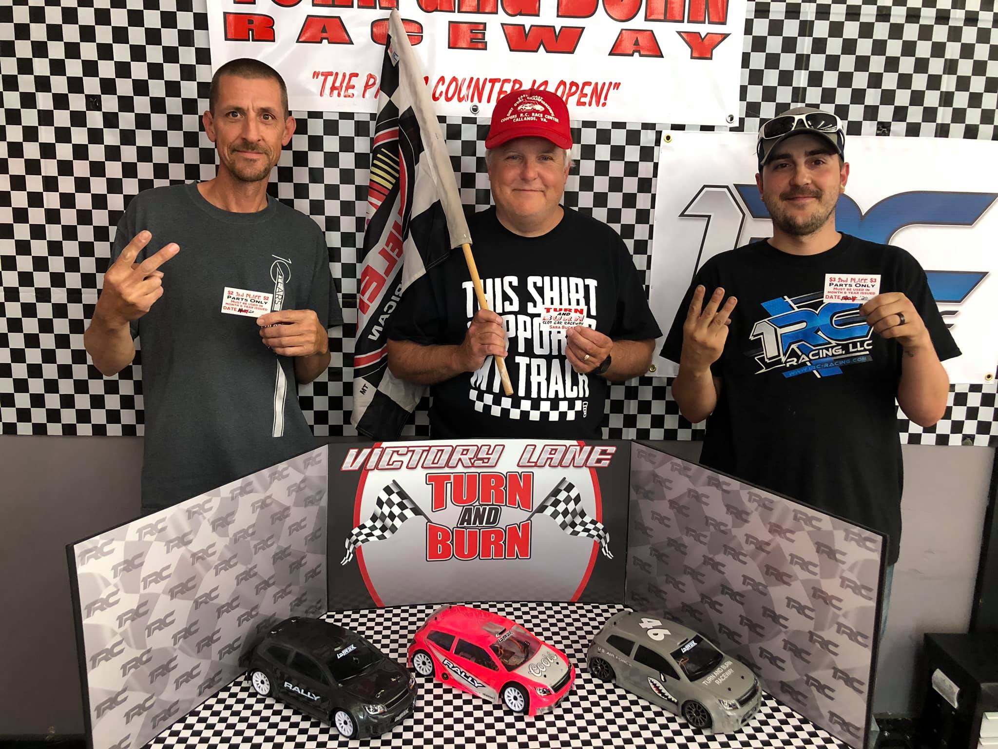 Rally 4.0 Breakout Top 3... - Turn and Burn Hobby & Raceway
