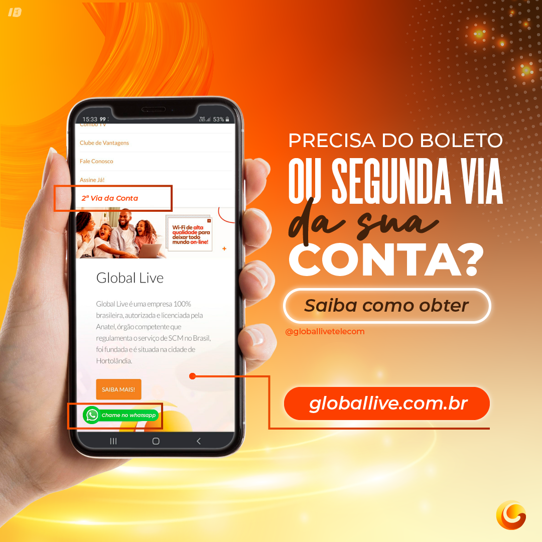Global Live - Para baixar a sua fatura ou ter a segunda... | Facebook