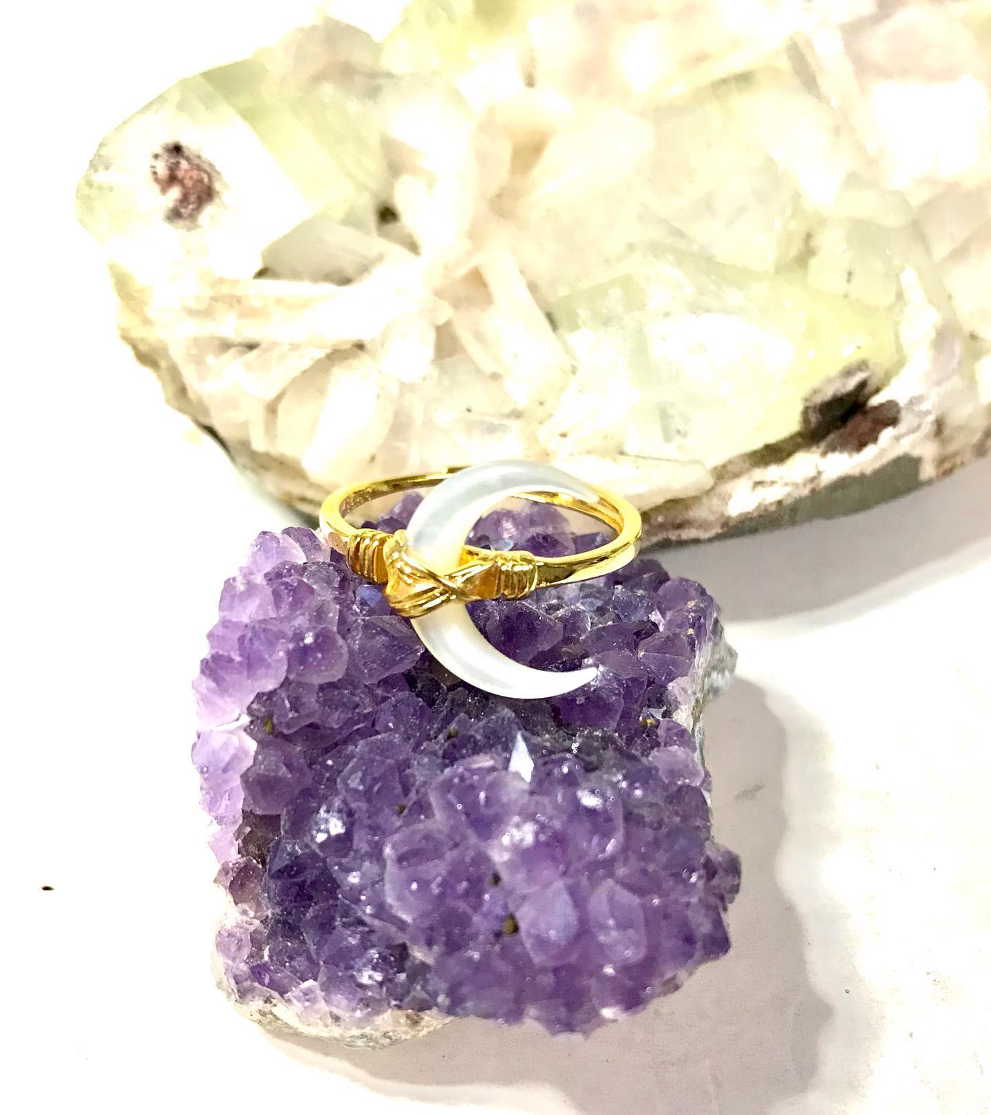 Soluna Gitana - OPALITE MOON Ring for my moon children and...