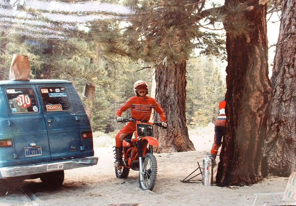 Vintage 1981 Honda 310 at Mammoth GP