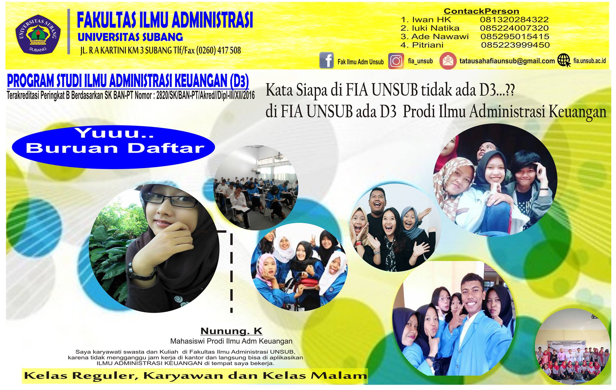 Fakultas Ilmu... - Fakultas Ilmu Administrasi UNSUB