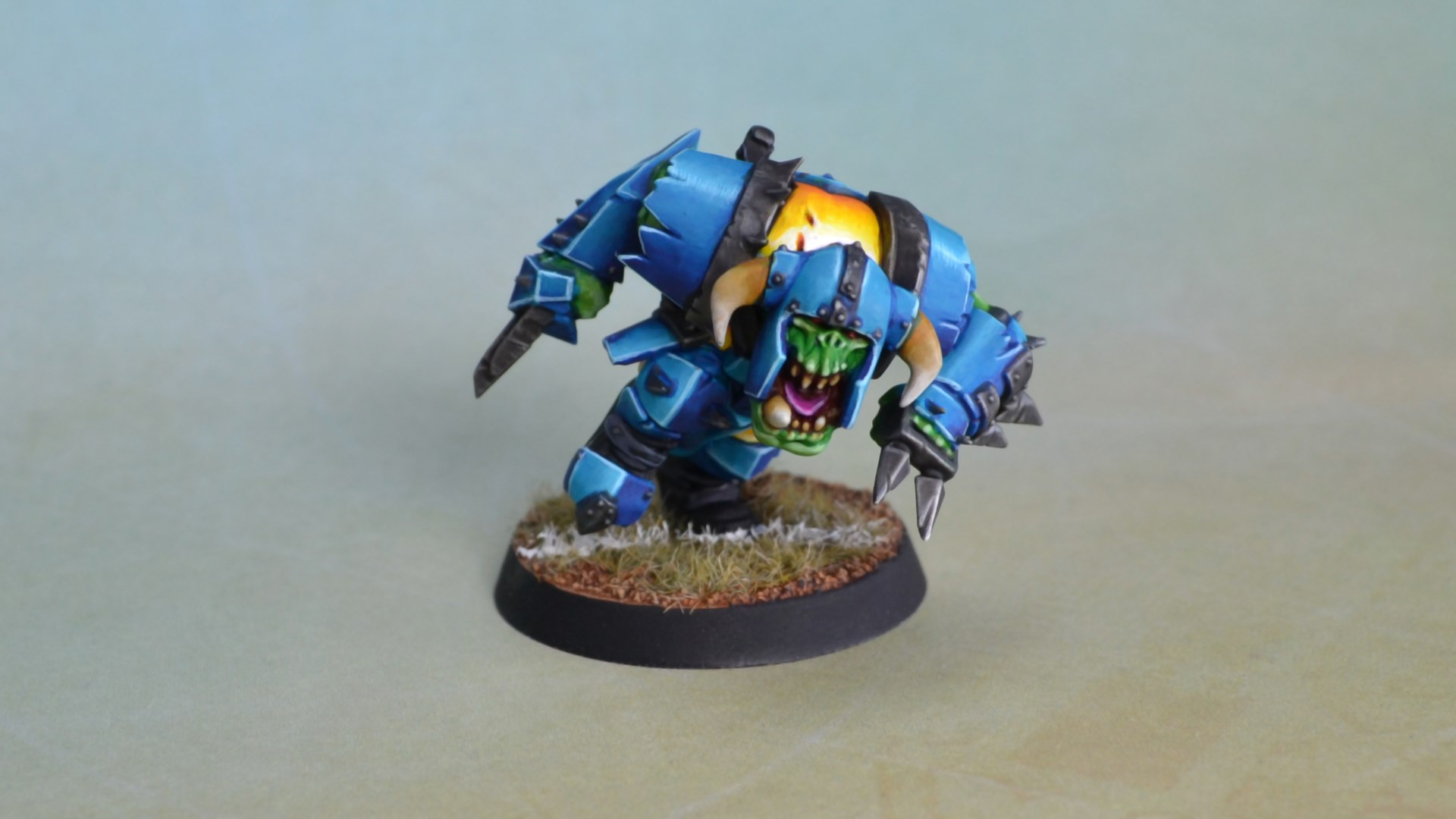 Games Workshop Blood Bowl Varag Ghoul-Chewer - Star Player Orc, Figurine Peinture Blood Bowl