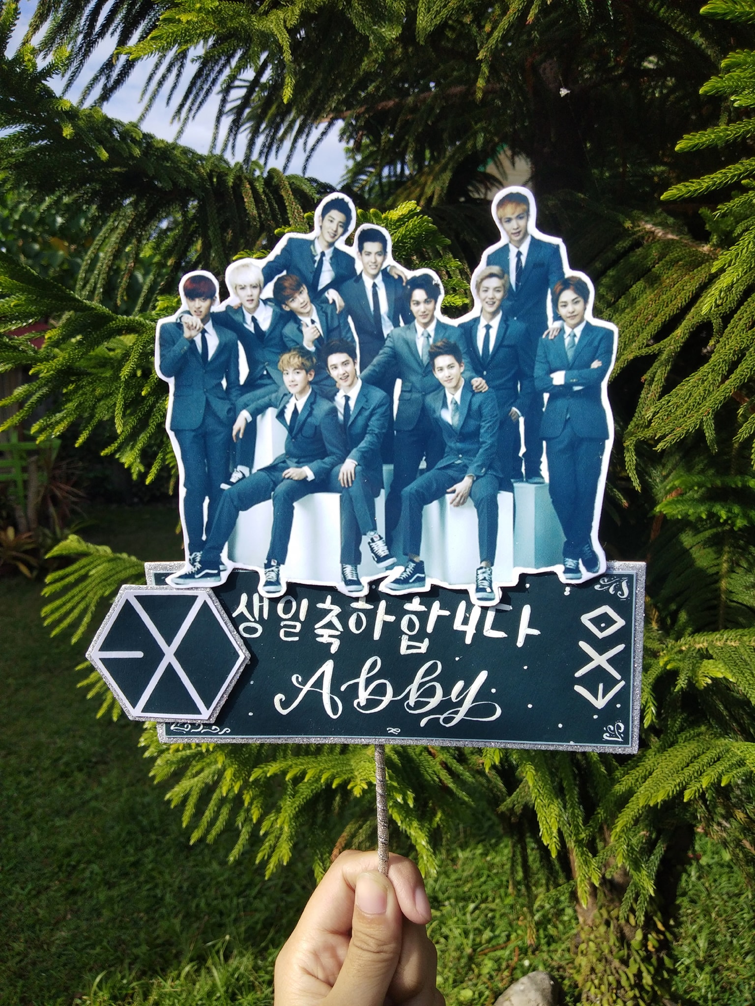 Melouriane - 생일 축하합니다 Ms. Abby! ♥️♥️♥️ Customized Topper...