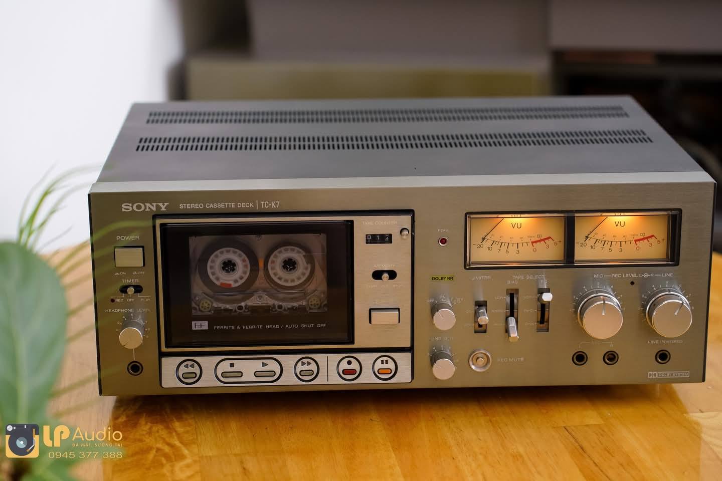 SONY STEREO CASSETTE DECK TC-K7 本体 ★美品 Retro review of the son tc k7 stereo cassette deck