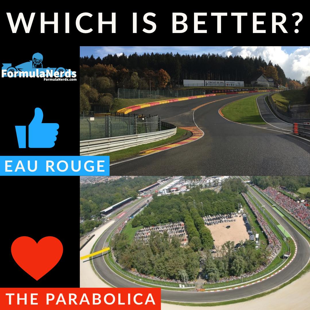 FormulaNerds - 💥They’re both famous sections of track.....