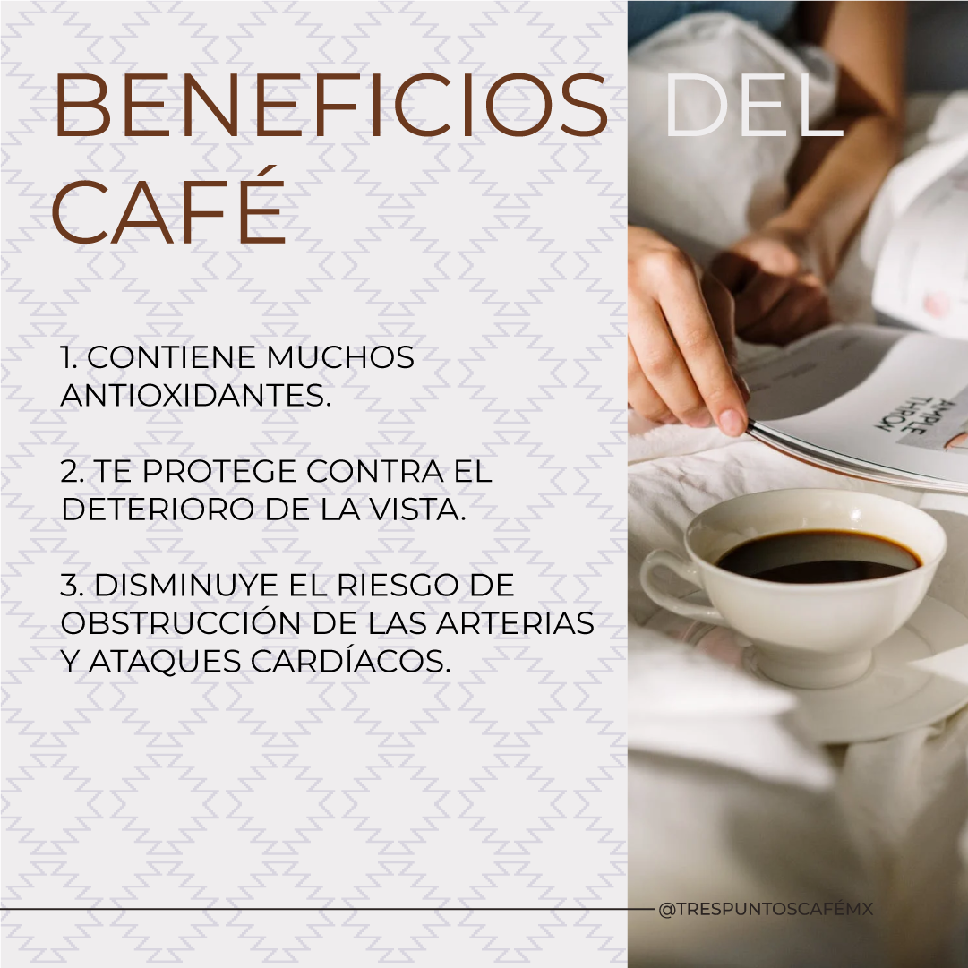 ¿Conocías estos beneficios del... - Tres Puntos Café Mexicano | Facebook