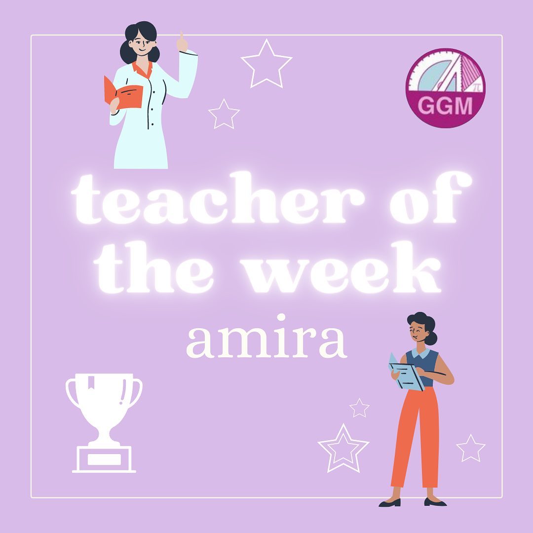 Our teacher of the week, Amira!... - Girls Are Great at Math