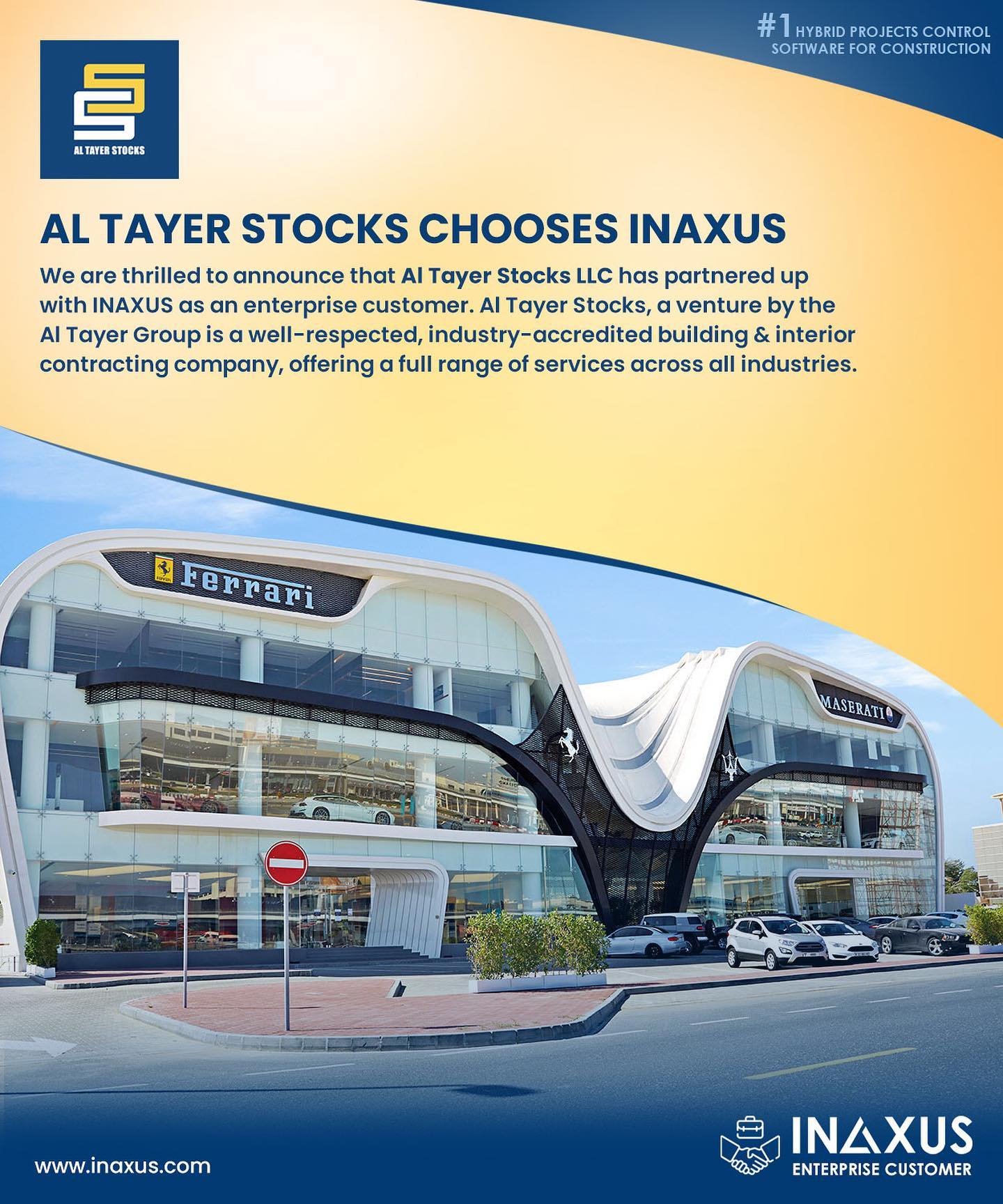 Inaxus - 🔺We are glad to announce Al Tayer Stocks has...
