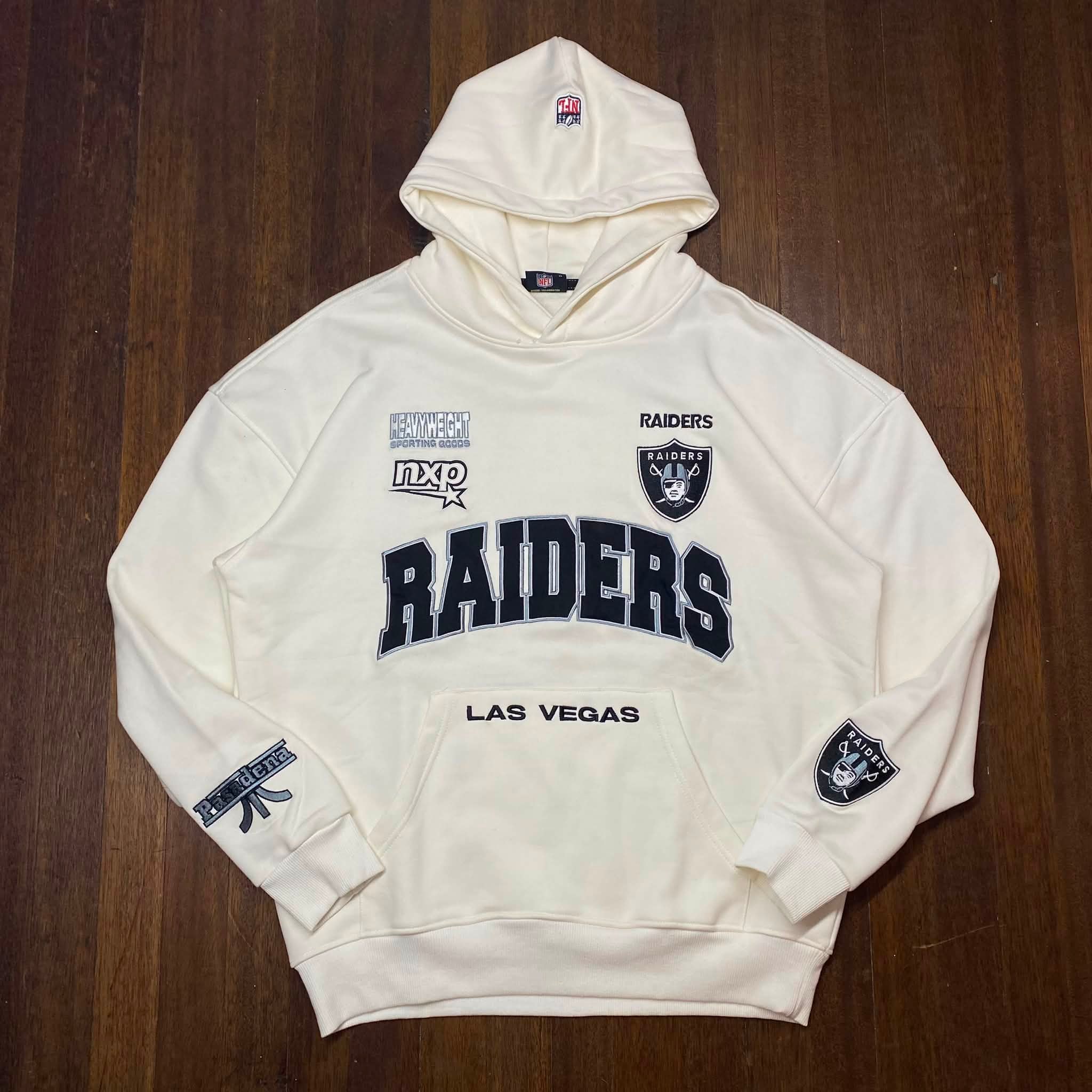 NXP X NFL LAS VEGAS RAIDERS STADIUM HOODIE CREAM WHITE BRAND NEW