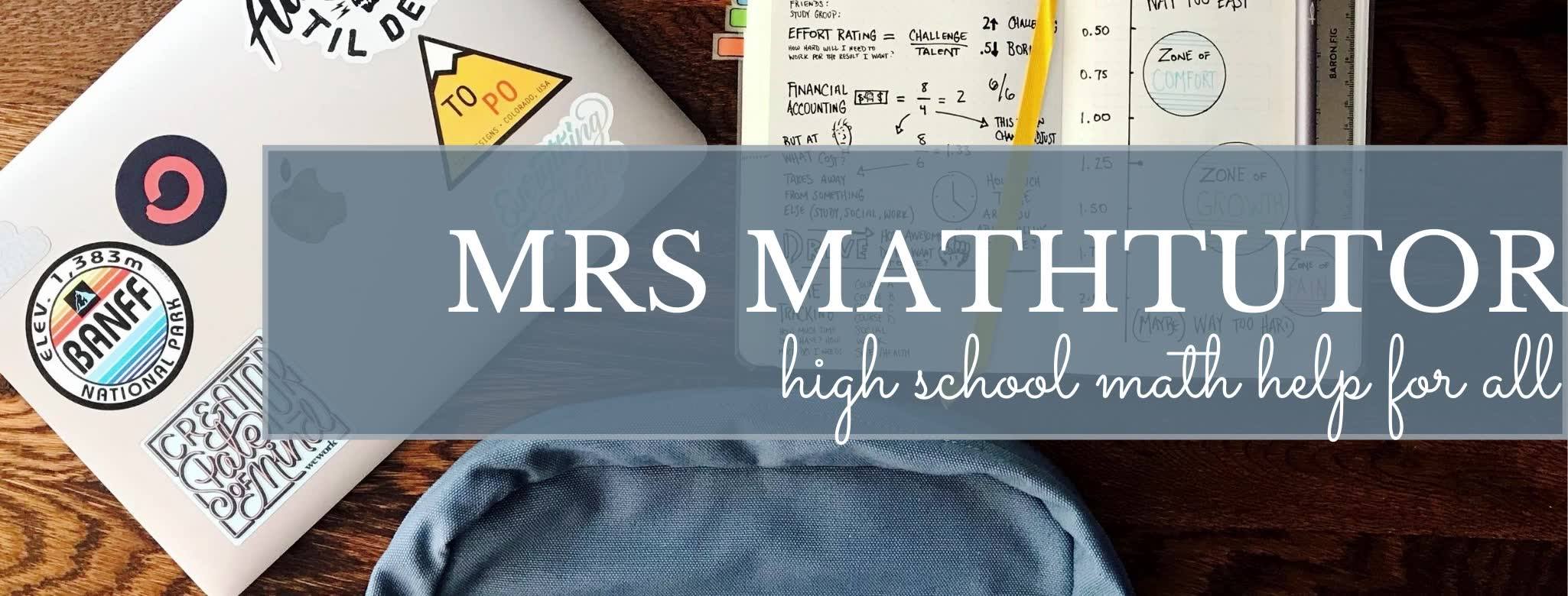 Mrs. Mathtutor aka Mrs. Rasmussen | El Paso TX