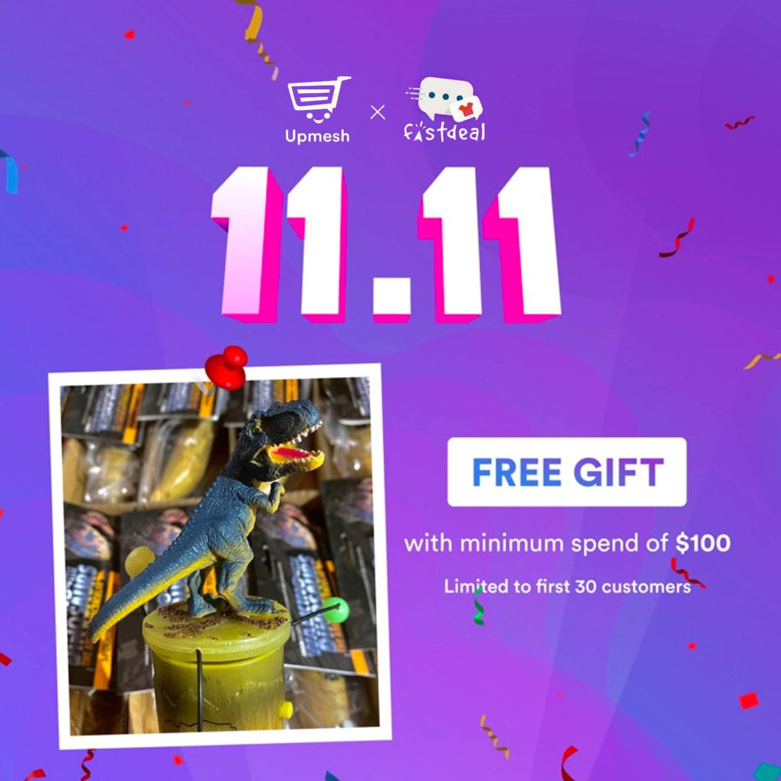 FastDeal - ⚠️ Fully Redeemed! ⚠️ 11.11 just got a whole... | Facebook