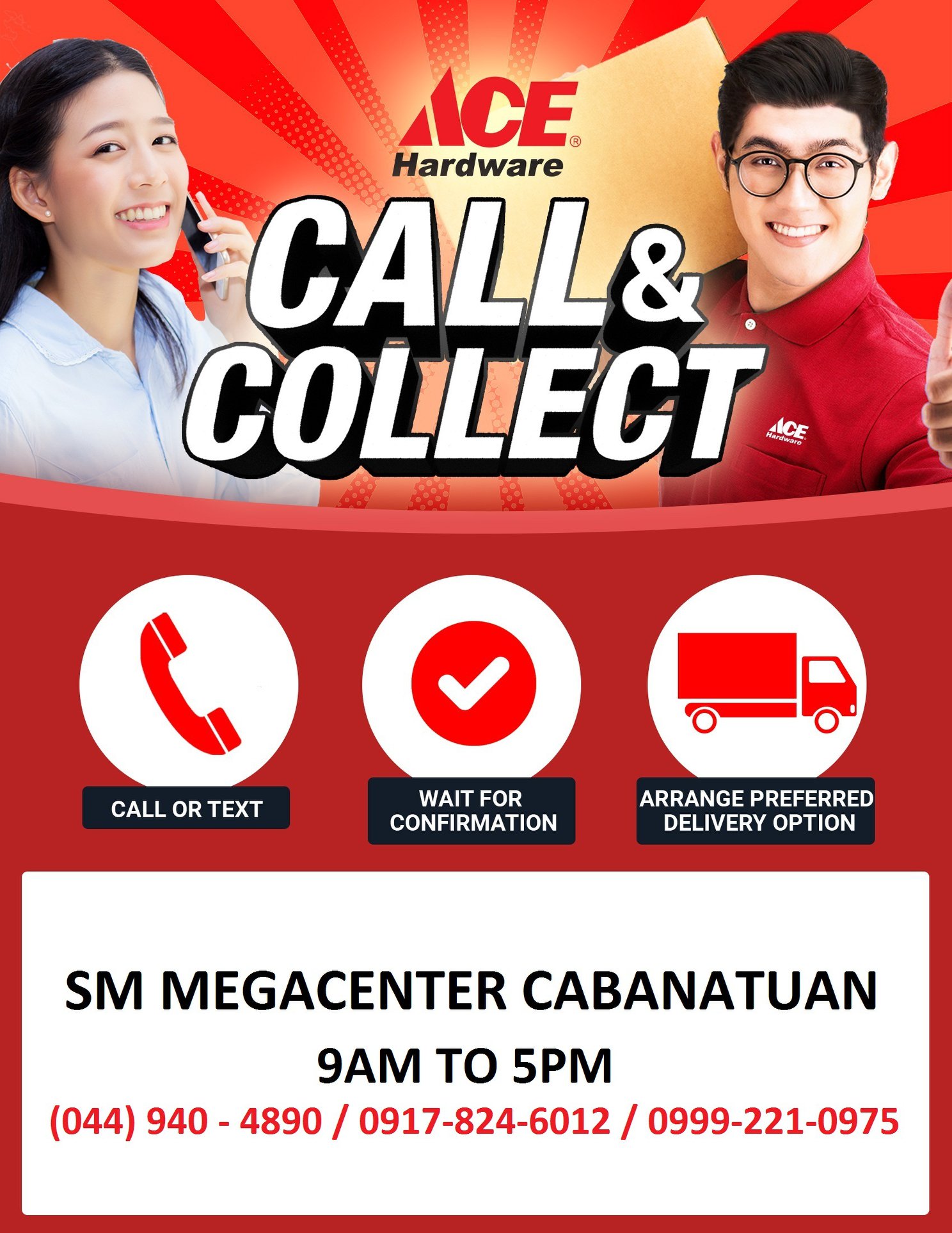 ACE Hardware Call & Collect is... - SM Megacenter Cabanatuan