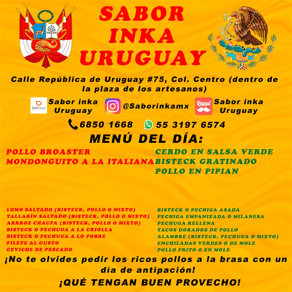 Sabor Inka MX - Sabor Inka Uruguay ha vuelto! 🔥🔥🔥 Les...