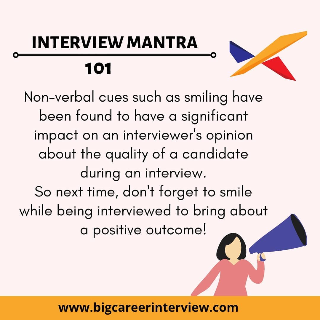 Your smile can take you miles! Know... - Big Career Interview