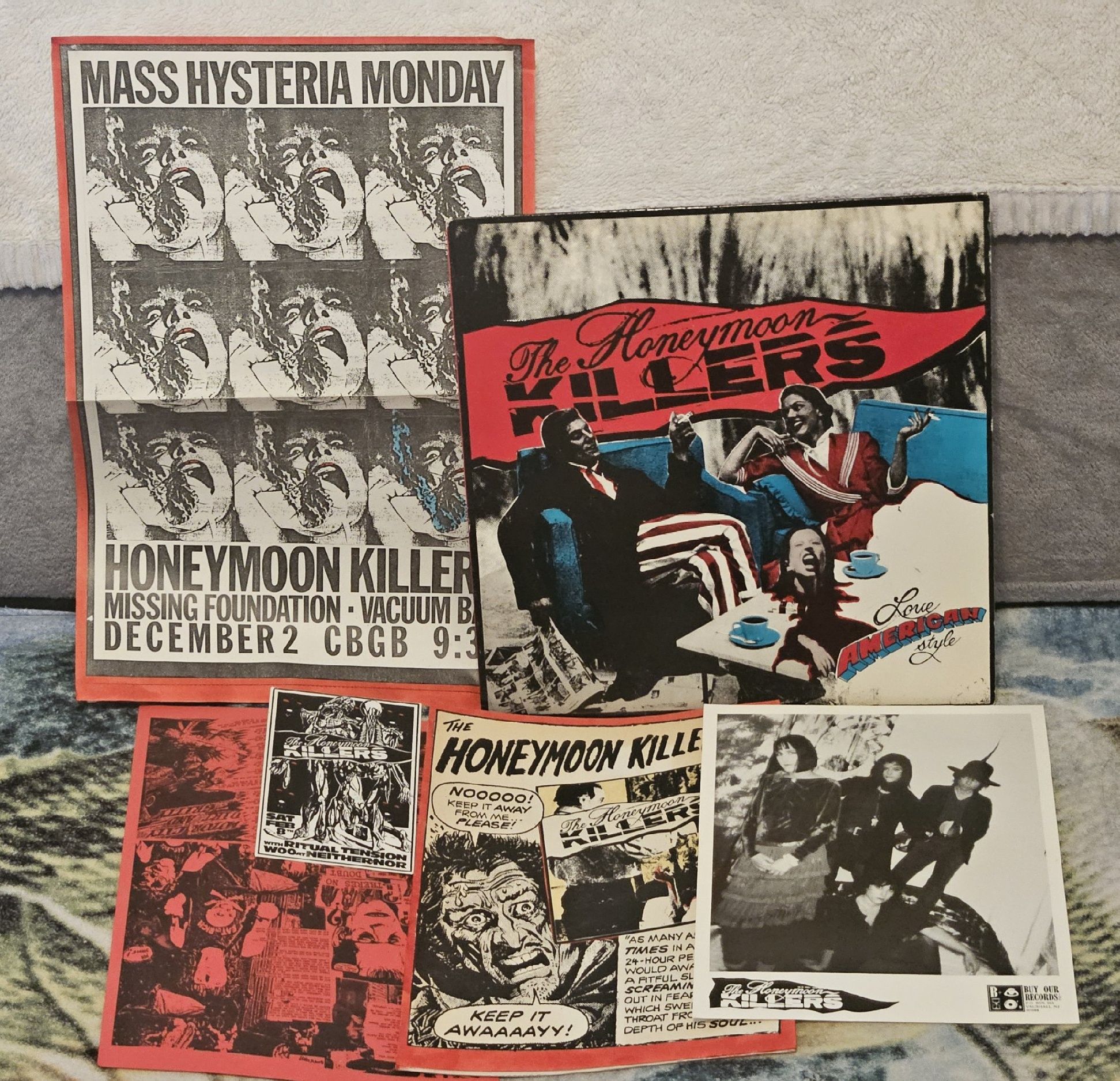 The Honeymoon Killers - Love American Style 1985 Fur record with