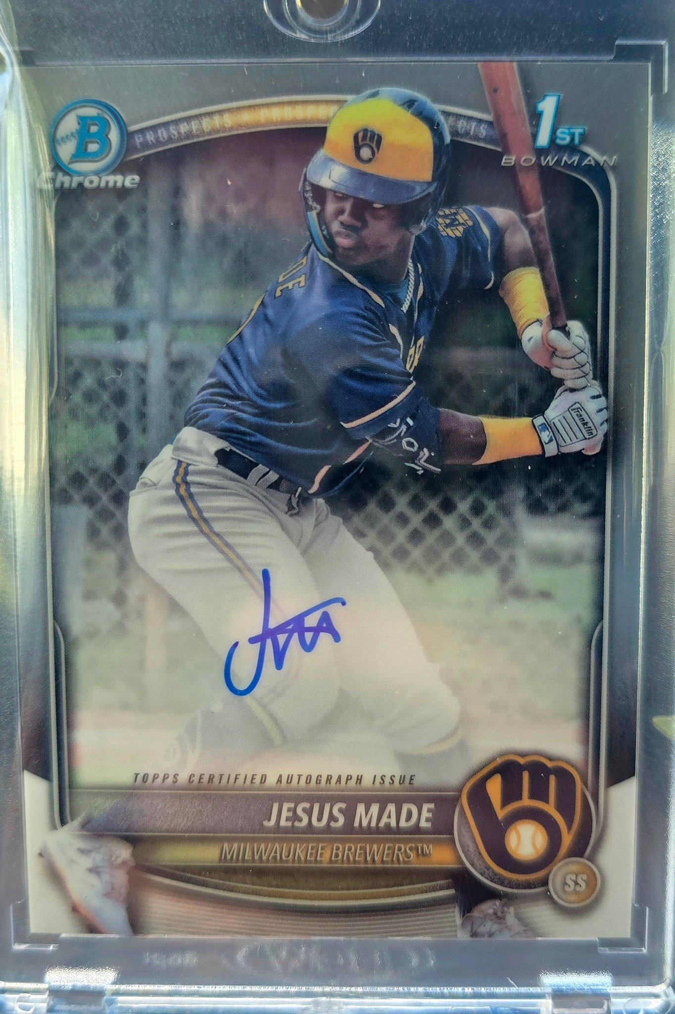Hitting a rare Jesus Made 1st Bowman Auto sports card in 2025 