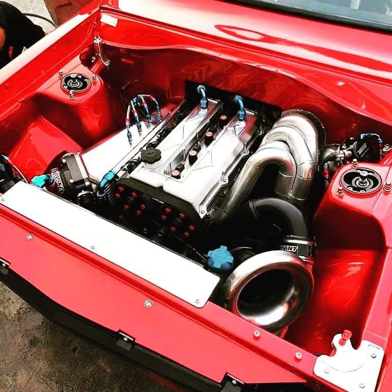 2bgusto - The insane Mazda Fe powered Nissan Champ from... | Facebook