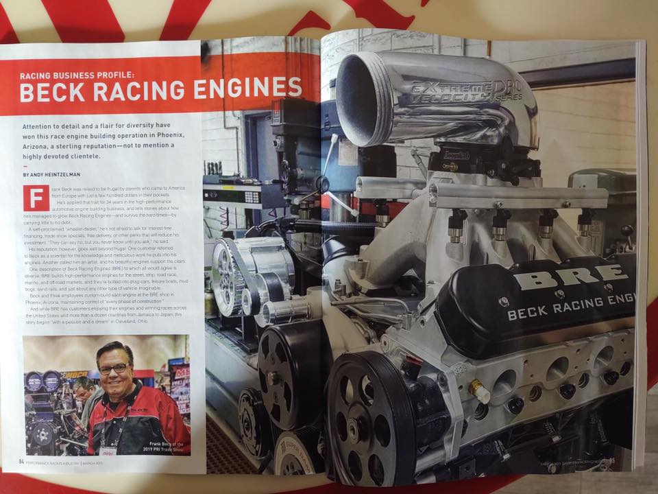 Just got a nice feature on us in PRI... - Beck Racing Engines