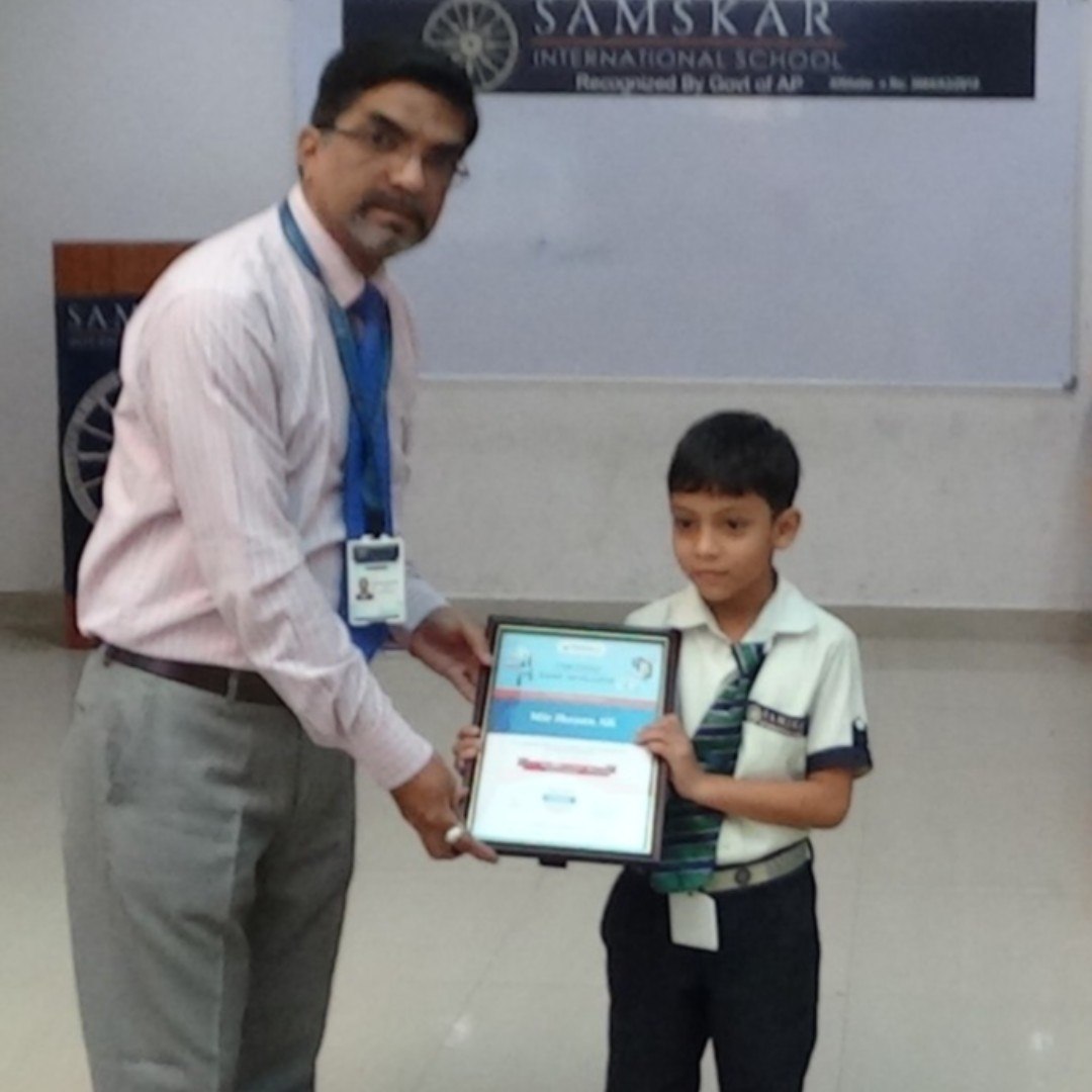 WhiteHat - WhiteHat Jr congratulates Mir Ihsaan Ali of Samskar ...