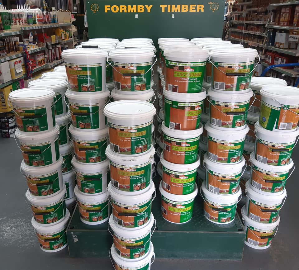 NOW IN STOCK SHED AND FENCE... - Formby Timber & DIY Centre