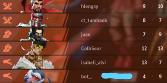 Marvel Rivals | These bot names are getting bold 😂 | Facebook