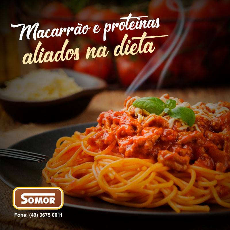 O macarrão... - SOMOR - Sociedade Moageira Riqueza Ltda