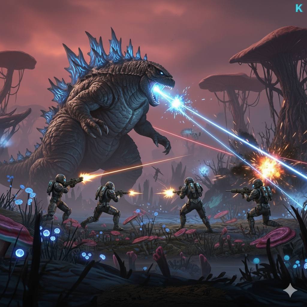 Helldivers 2 game artwork shared