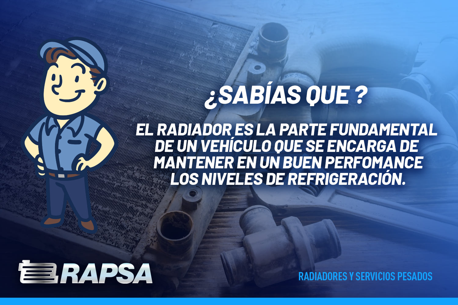 ¿Sabías que 🤔? El... - RAPSA Radiadores y Servicios Pesados
